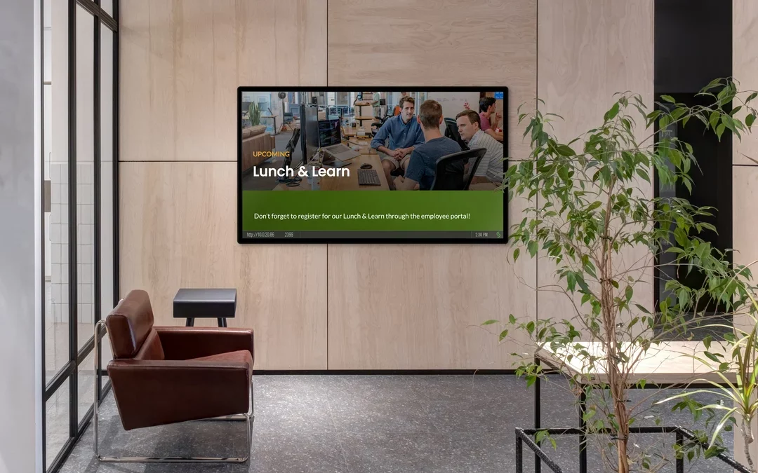 All the Power of Digital Signage…